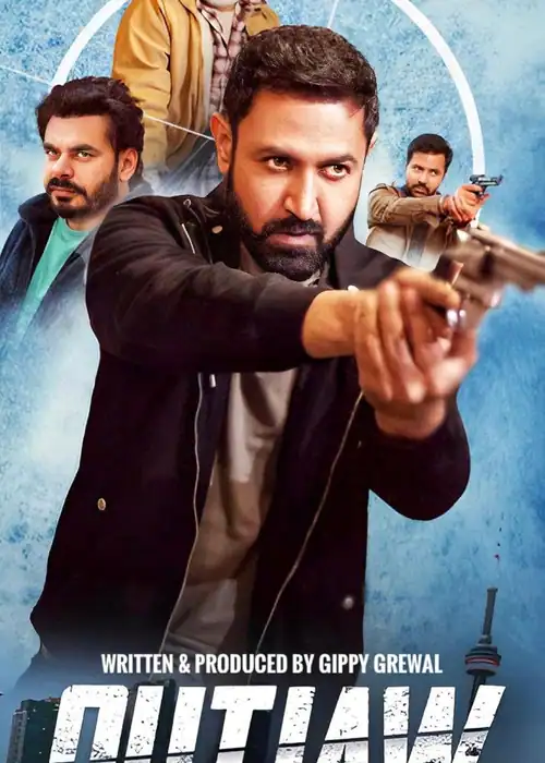 Indian Hausa Films Indian movie poster with men holding guns, featuring Gippy Grewal, titled 'Gippy Grewal'. | Arewa Movies TV